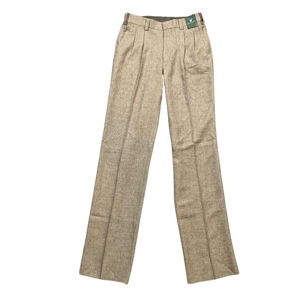 Lyle & Scott Pants Mens 30 Parchment Beige Pleated Front Waist Magic Flex Dress